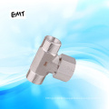 Factory Hydraulic Tee Hydraulic Fittings Branch Tee Fittings Shanghai China Branch Tee Fittings with Swivel Nut